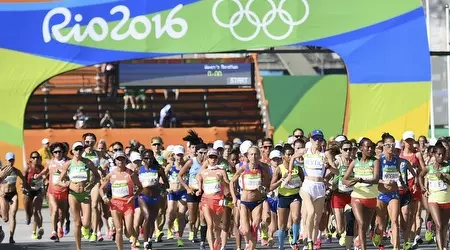 המרתון באולימפיאדת ריו 2016. בקרוב גם ביפן (רויטרס)