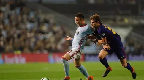 סרג'י רוברטו מכשיל את יאגו אספאס (La Liga)