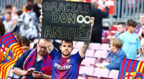 הקהל נפרד מהקשר הוותיק (La Liga)