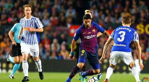 לואיס סוארס בין שחקני סוסיאדד (La Liga)