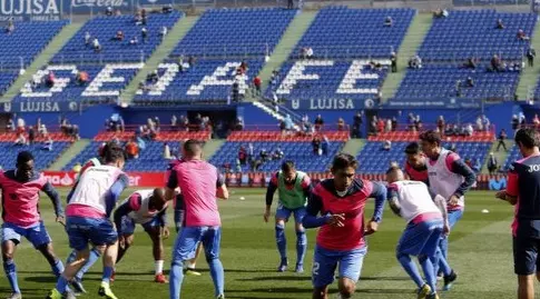 שחקני חטאפה לפני המשחק (La Liga)