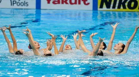 נבחרת השחייה האמנותית (סימונה קסטרווילארי, באדיבות איגוד השחייה בישראל)