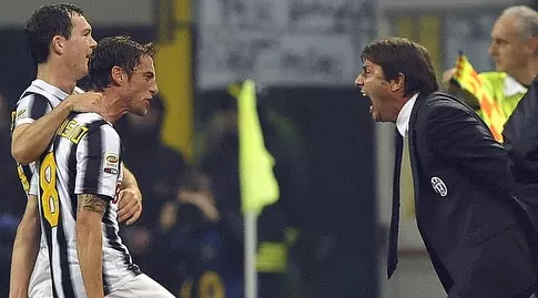 קלאודיו מרקיסיו בטירוף עם אנטוניו קונטה. תחת איזה מאמן היה טוב יותר? (רויטרס)