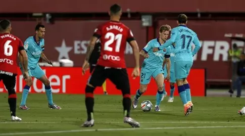 פרנקי דה יונג עם הכדור (La Liga)