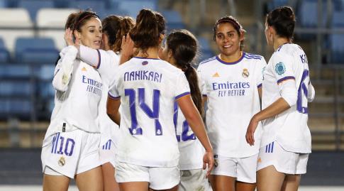 שחקניות קבוצת הנשים של ריאל מדריד (רויטרס)