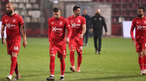 Sakhnin players disappointed (Omri Stein)