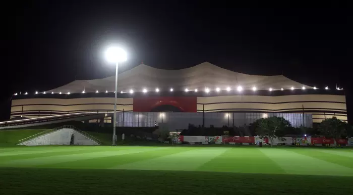 אצטדיון אל ח'ור, עוצב בהשראת האוהל הבדואי המסורתי (רויטרס)