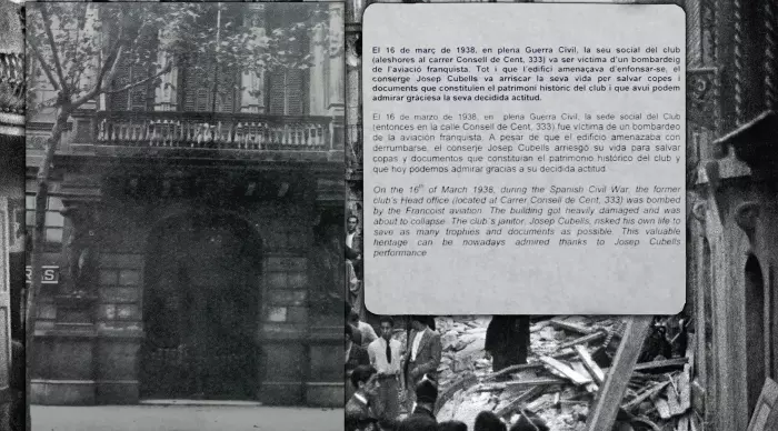 משרדי ברצלונה שהופצצו (מוזיאון ברצלונה)