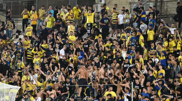 Maccabi Tel Aviv fans (Reuven Schwartz)