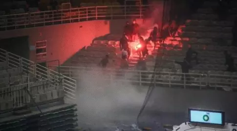 המהומות באואקה (צילום מסך)