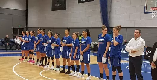 נבחרת ישראל נשים בכדורסל (צילום: דוברות איגוד הכדורסל)