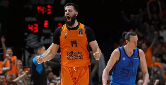 בויאן דובלייביץ' חוגג (Eurocup)
