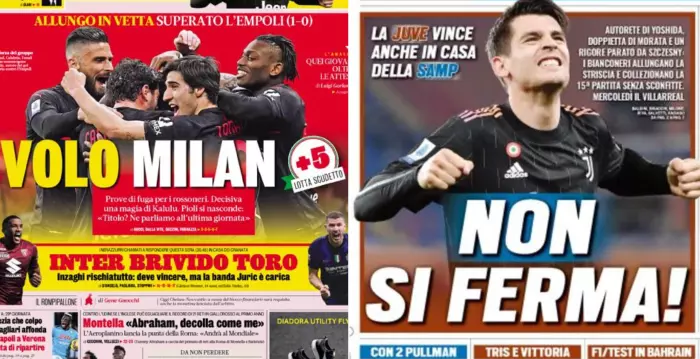 כותרות העיתונים באיטליה (מערכת ONE)