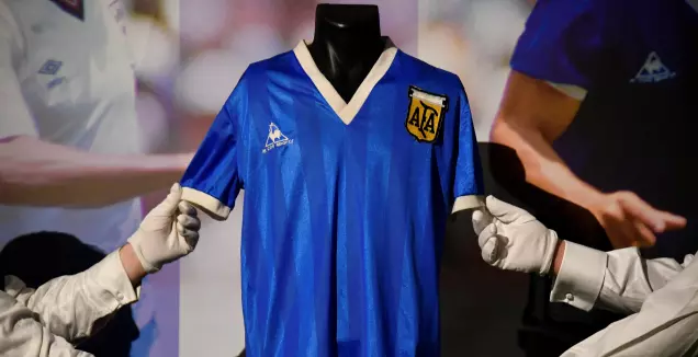 Diego Maradona's shirt.  Record broken (Reuters)