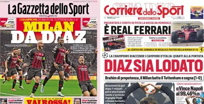 כותרות העיתונים באיטליה הבוקר  (צילום מסך)