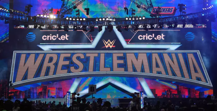 WrestleMania stage (Reuters)