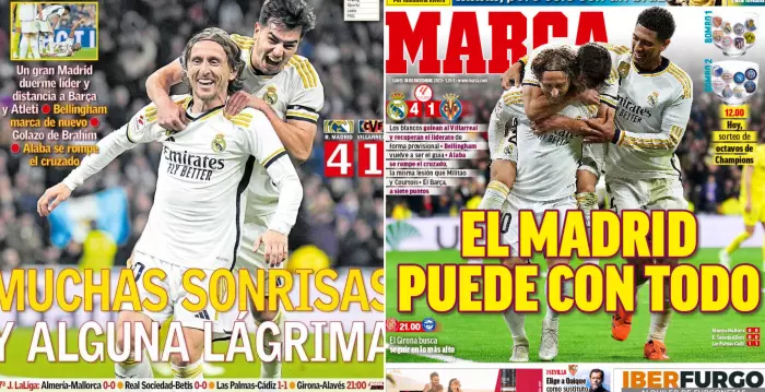 כותרות העיתונים בספרד (צילום מסך)