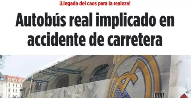 האוטובוס של ריאל מדריד (צילום מסך)